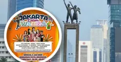 Sedang Berlangsung di Bundaran HI, Acara Jakarta Dalam Warna Ada 2 Syarat Penting Ini! 