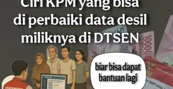Menu Perubahan Desil DTSEN Disediakan Kemensos, Ini Calon KPM Bansos PKH atau BPNT yang Masuk Dalam Kelompok Prioritas