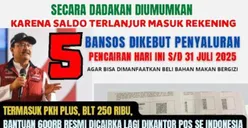 Gerak Cepat! Inilah Jenis Bansos Selain PKH Serta BPNT yang Terus Disalurkan hingga Akhir Bulan Juli