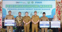 Kampung Madani PNM: Warga Desa Tanjung Bunut Bangkit dengan Usaha Olahan Nanas