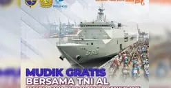Cara Daftar Mudik Gratis TNI Angkatan Laut 2025 Naik Kapal Perang, Jangan sampai Kehabisan!