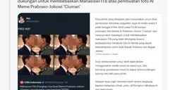 Polri Tangguhkan Penahanan Mahasiswi ITB Pembuat Meme Presiden Prabowo dan Jokowi, Ini Kata Kuasa Hukum