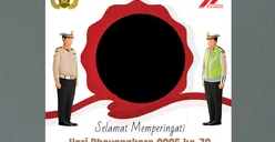 Tinggal Klik Gratis! Link Twibbon Hari Bhayangkara Ke-79 Desain Paling Keren, Siap Pakai 1 Juli 2025