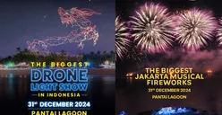Bakal Meriah, Ancol Suguhkan Drone Light Show dan Kembang Api Spektakuler di Malam Pergantian Tahun Baru 2025