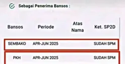 Update Bansos PKH dan BPNT Akhir Mei 2025: Status Pencairan di SIKS-NG dan Pencairan Bantuan Baru