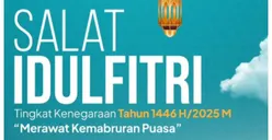 Jadwal Salat Idul Fitri di Masjid Istiqlal Jakarta 1 Syawal 1446 Hijriah/ 2025