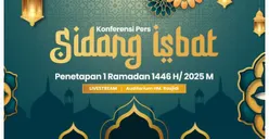 Hasil Sidang Isbat: Awal Puasa Ramadhan 2025 Dimulai Besok Sabtu 1 Maret 2025