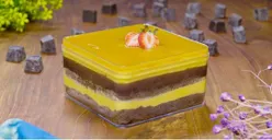 Coba Buat Yuk! Dessert Tart Mangga Lapis yang Cocok Buat Menu Takjil di Bulan Puasa 