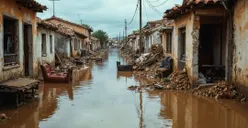Banjir dan Longsor Landa Cisarua Bogor, 30 Keluarga Mengungsi dan Puluhan Rumah Hancur