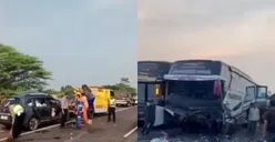 Kronologi Kecelakaan Tragis di Tol Pemalang-Batang: Bus Suporter Persebaya vs Minibus Lawan Arah, Satu Tewas