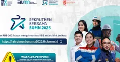 Bukan Cuma D3 dan S1, Inilah Daftar Lowongan Rekrutmen Bersama BUMN 2025 untuk Lulusan SMA dan SMK