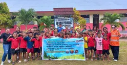NHM Dorong Kesiapsiagaan Bencana dan Lingkungan Sehat di SD GMIH Pediwang