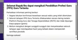 Pemanggilan Peserta Sudah Diumumkan! Begini Tutorial Konfirmasi Kesedian dan Lapor Diri PPG Guru Tertentu 2025