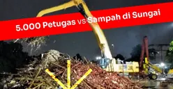 Saring Sampah dari Hulu: Strategi DKI Jakarta Atasi Banjir dengan Lebih dari 5.000 Pasukan Orange