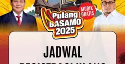 Jangan Keliru! Ini Titik Registrasi Mudik Gratis Pulang Basamo 2025 untuk Semua Gelombang