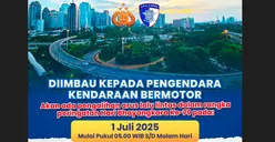Sampai Malam Hari, Hati-hati Terjebak Macet di Pesta HUT Bhayangkara 2025, Hindari 9 Ruas Jalan INI! 