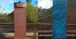 Setelah Viral Tugu Titik Nol IKN Bertuliskan Lorem Ipsum Ditutup Terpal Biru, Kenapa? Ini Penjelasan Otorita