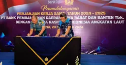 bank bjb dan TNI AL Tandatangani PKS, Dorong Penguatan Layanan Perbankan