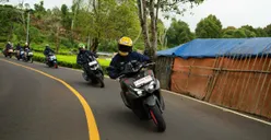 Yamaha AEROX ALPHA, Super Sport Scooter yang Makin Stabil dan Rigid
