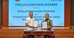 bank bjb Perkuat Sinergi dengan KEMHAN, Teken Nota Kesepahaman Jasa Keuangan