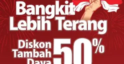 Spesial Hari Kebangkitan Nasional, PLN Diskon Listrik 50 Persen Bulan Mei 2025! CEK Syarat dan Ketentuan di Sini 