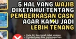 CPNS dan PPPK: Ini 5 Hal Penting Tentang Pemberkasan yang Harus Diketahui Calon ASN