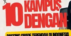 Tenang! Gagal SNBP Masih Ada SNBT, Inilah Daftar Sepuluh PTN dengan Nilai Passing Grade yang Relatif Mudah Diperoleh