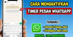 Fitur Terbaru Aplikasi WhatsApp 2025! Menghapus Seluruh Pesan secara Otomatis, Bikin Ruang Penyimpanan Selalu Klimis