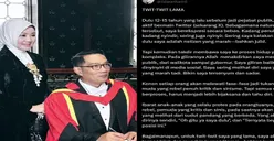 Jejak Digital Ridwan Kamil di Akun X Kembali Viral, RK: Saya Akui Dulu Saya Kurang Bijak... 