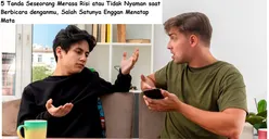 5 Tanda Seseorang Merasa Risi atau Tidak Nyaman saat Berbicara denganmu, Salah Satunya Enggan Menatap Mata