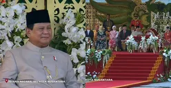 Selain Tak Mau Injak Karpet Merah, Adab Prabowo Subianto Saat di Mimbar Kehormatan HUT ke 79 RI Ini Juga Tuai Pujian Warganet