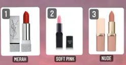 Tes Kepribadian: Warna Lipstik Manakah yang Kamu Suka? Pilihanmu Ungkap Sifat dan Karakter Asli Dirimu!