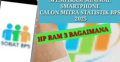Untuk Optimasi Pendataan BPS, Ini Spesifikasi Smartphone yang Perlu Dimiliki Calon Mitra Statistik!