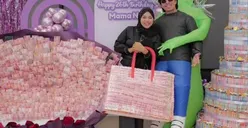 Wow! Aurel Hermansyah Ultah ke-26, Atta Halilintar Beri Kado Mewah Berupa Buket, Kue dan Tas Raksasa dari Uang