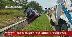 Kronologi Bus Rosalia Indah Kecelakaan di Tol Batang yang Akibatkan 7 Orang Tewas, Sopir Diduga Ngantuk