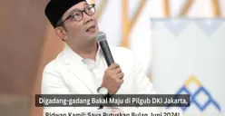 Ketum Projo Budi Arie Sebut Ridwan Kamil Akan Maju di Pilgub Jakarta Jika Anies Baswedan Maju