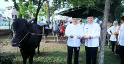Rayakan Idul Adha 1445 Hijriah, Pj Gubernur Agus Fatoni Resmikan Gerakan Kurban Serentak se-Sumsel