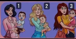 Tes Kepribadian: Wanita Mana yang Menggendong Anak Orang Lain? Pilihanmu Ungkap Karaktermu