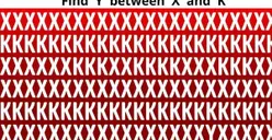 Tes IQ: Temukan Huruf Y yang Tersamar di Antara X dan K dalam 10 Detik!