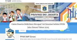 Simulasi Seleksi PPDB Jalur Zonasi Tahun 2024, Calon Peserta Didik Baru Merapat!