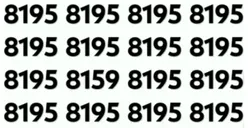Tes IQ: Ada Satu Kombinasi Angka yang Janggal dari Deretan 8195, Bisa Temukan dalam 5 Detik Saja? 