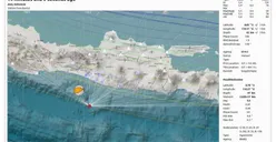 Gempa Yogyakarta Tadi Malam Berpusat di Bidang Kontak Megathrust, Dirasakan Hingga Jawa Timur
