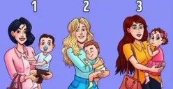 Tes Kepribadian: Wanita Mana yang Menggendong Anak Orang Lain? Ungkap Kemampuan Komunikasimu, Mudah Bergaul atau Menutup Diri