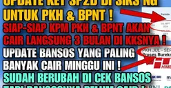 Status di SIKS-NG Sudah Burekol! Bansos PKH BPNT Peralihan dari PT Pos ke KKS Cair Langsung 3 Bulan, Ini Jadwalnya