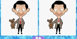 Tes IQ: Yakin Punya Mata Super Jeli? Ayo Temukan 3 Perbedaan pada Gambar Mr Bean Ini dalam Waktu 10 Detik