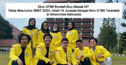 Bisa Lolos SNBT 2024, Ini 10 Jurusan Kuliah dengan Skor UTBK Terendah di Universitas Indonesia
