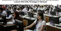 Formasi CPNS 2024 yang Bisa Dilamar Semua Jurusan, Lulusan SMA/SMK, D3 hingga S1 Merapat!