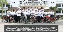 15 Jurusan Termahal di Universitas Negeri Yogyakarta (UNY) Tahun Ajaran 2024/2025, UKT Cuma Rp500 Ribu per Semester?