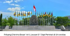 Peluang Diterima Besar! Ini 6 Jurusan S1 Sepi Peminat di Universitas Airlangga (UNAIR) dengan Daya Tampung Paling Banyak Jalur Mandiri 2024