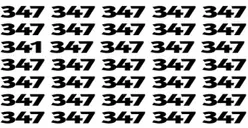Tes IQ: Kurang Teliti dan Fokus? Coba Latih dengan Menemukan Angka yang Berbeda dari Deretan 347 dalam 5 Detik!  
